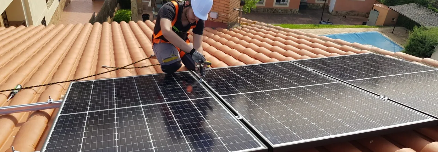 Instalación fotovoltaica en una vivienda
