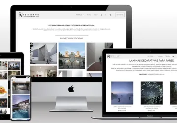 Diseño de web para fotógrafos de arquitectura