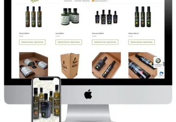 Diseño web y tienda online de aceite de oliva