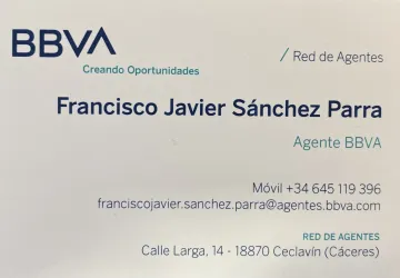 AGENTE AUTORIZADO BBVA CECLAVIN