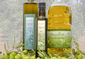 Aceite de oliva virgen extra en 3 formatos de envase diferentes