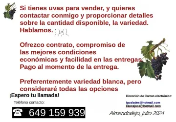 COMPRA DE UVA 