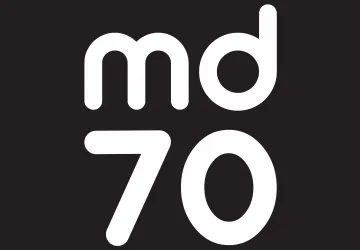 Logo MD70 negro